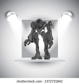 Robot, vector illustration
