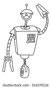 Robot vector illustration