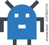 Robot Vector illustration on a transparent background.Premium quality symbols.Glyphs vector icon for concept and graphic design.