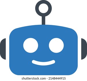 robot Vector illustration on a transparent background. Premium quality symbols. Glyphs  vector icon for concept and graphic design.