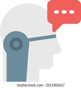Roboter-Vektorgrafik auf transparentem Hintergrund. Hochwertige Symbole. Zeilenfarbige Vektorsymbole für Konzept und Grafikdesign. 
