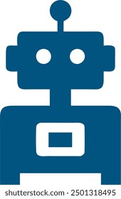 Robot vector, simple robot design 