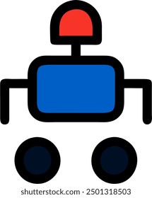 Robot vector, simple robot design 