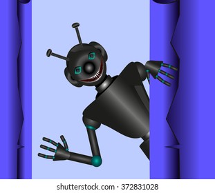Robot waving