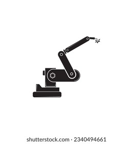 DISEÑO DE SÍMBOLO DE ILUSTRACIÓN DE ICONO DE SOPORTE DE ROBOT