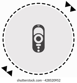 Robot window cleaner icon Flat Design. Isolated Illustration.