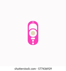 Robot window cleaner  icon Vector design. Colored illustration.
