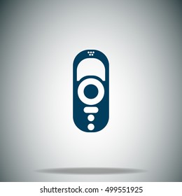 Robot window cleaner vector icon