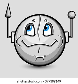 Robotic Alien Smiley