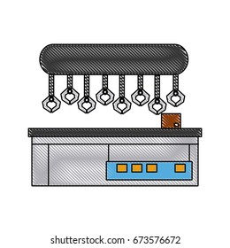 robotic arm assemble line mechanic manufacturing factory robot operator production