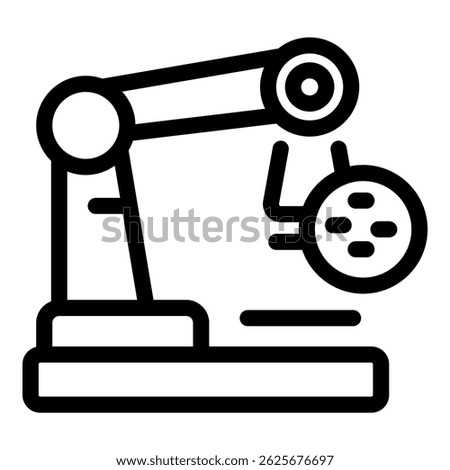 Robotic arm holding a semiconductor chip in a modern factory, symbolizing innovation and automation in the tech industry