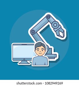 robotic arm icon