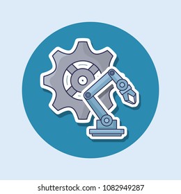 robotic arm icon