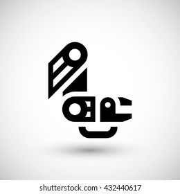 Robotic arm icon
