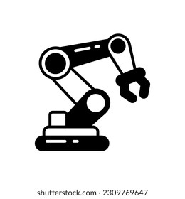 Robotic Arm icon in vector. Illustration
