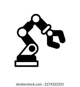 Robotic Arm icon in vector. Logotype