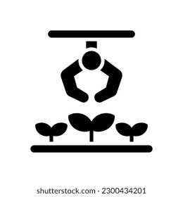 robotic arm icon for your website design, logo, app, UI.