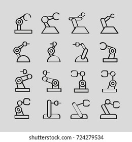 robotic arm icons