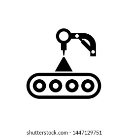 Robotic arm. Industrial robot, robotic industry and technology, machine concept, robot manipulator, industry 4.0 – for stock