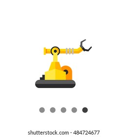 Robotic Arm Manipulator Icon