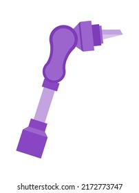 Manipulador de brazo robótico. Ilustración del vector