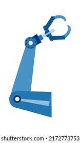 Robotic arm manipulator. Vector illustration