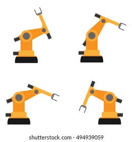 Robotic arm manufacture vector