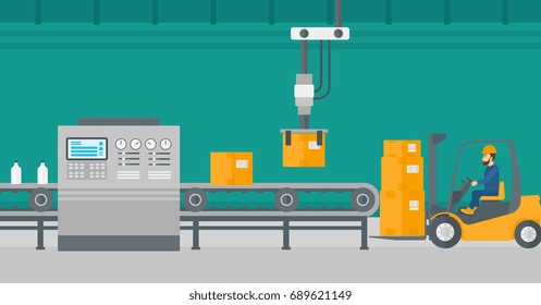 2,595 Cartoon assembly line Images, Stock Photos & Vectors | Shutterstock