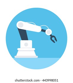 Robotic Arm Vector Icon