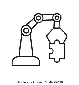 Symbol für Roboterarmarbeiten