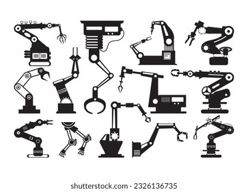 Robotic Arms Vector For Print, Robotic Arms Clipart, Robotic Arms vector Illustration