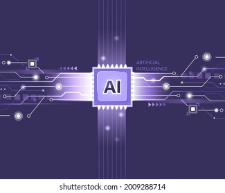 Robotic artificial intelligence technology smart learning from bigdata. Machine learning AI with Digital Brain learning processing big data, analysis information. ai technology industrial 4.0 control