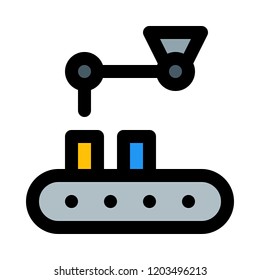 Robotic assembly conveyor line