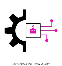 Robotic Automation for Productivity Icon