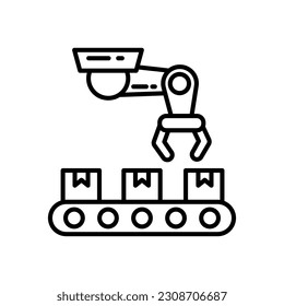 Icono de Transmisor Robótico en vector. Ilustración