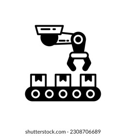 Icono de Transmisor Robótico en vector. Ilustración