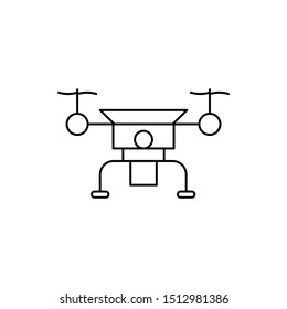 Robotic drone scout technology icon. Element of robotic icon