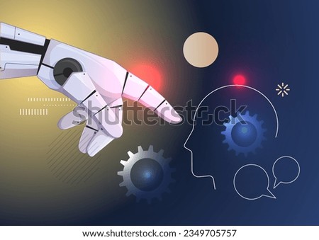 Robotic Hand - Enable Growth and Innovation - Illustration as EPS 10 File