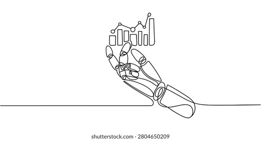Robotic hand holding bar