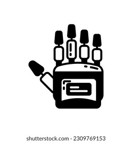 Robotic Hand icon in vector. Illustration
