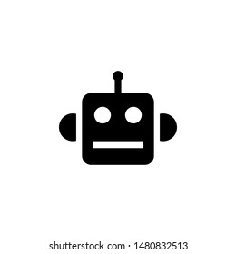 robotic icon design template. Trendy style, vector eps 10