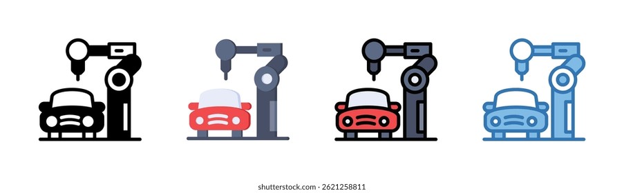 Elemento de icono robótico para el diseño