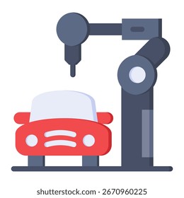 Robotic Icon Element For Design