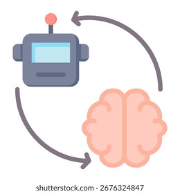 Robotic Icon Element For Design