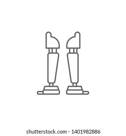 Robotic legs, technology icon. Element of future world icon. Thin line icon for website design and development, app development. Premium icon