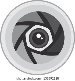 Robotic lens of camera or other electronic 