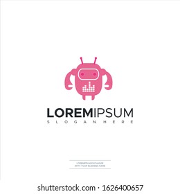 Robotic Logo Icon Symbols Vector Template Design