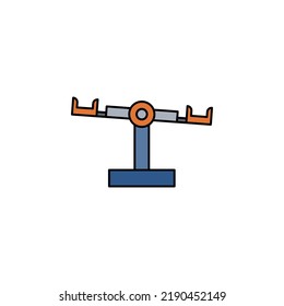 robotic machine scale vector for website symbol icon presentation