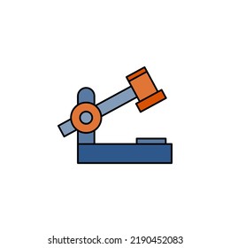 robotic machine vector for website symbol icon presentation