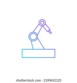robotic porcess automation vector for website symbol icon presentation